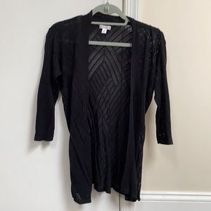 Croft & Barrow black cardigan